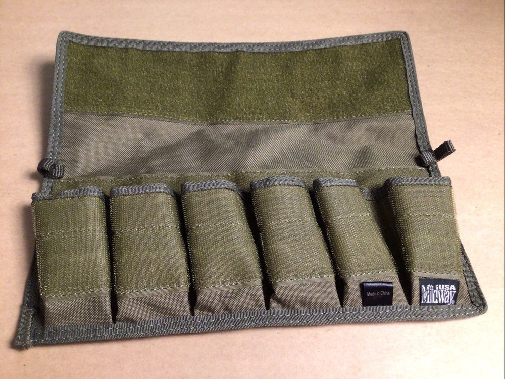 Midway 6 Mag Pouch Tactical 9MM Storage Pouch NEW
