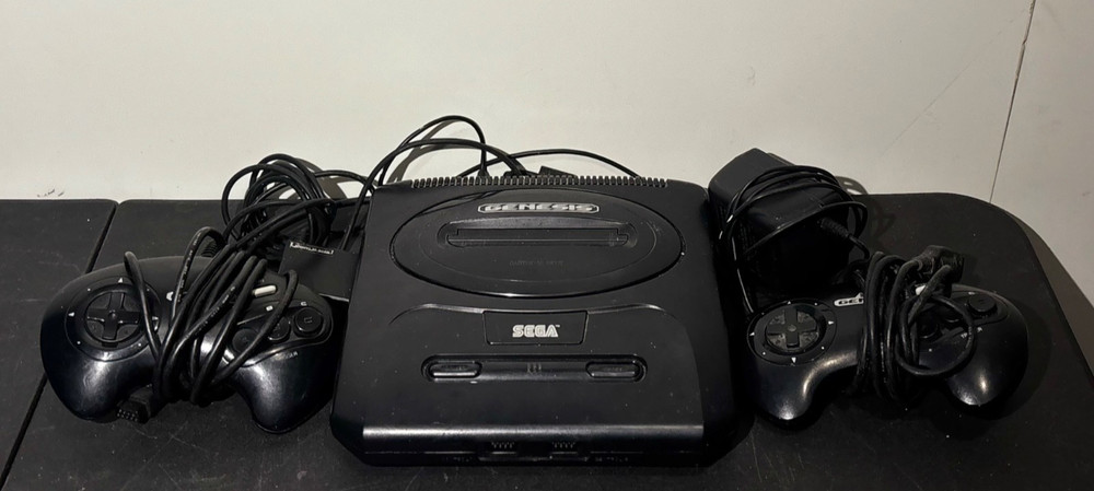 Sega Genesis Model 2 Console Bundle - Tested & Working - 2 Controllers & Cables