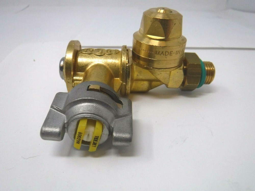 Empas Spraying 8002 VK Yellow Split Position Nozzle Complete Left *BRAND NEW*