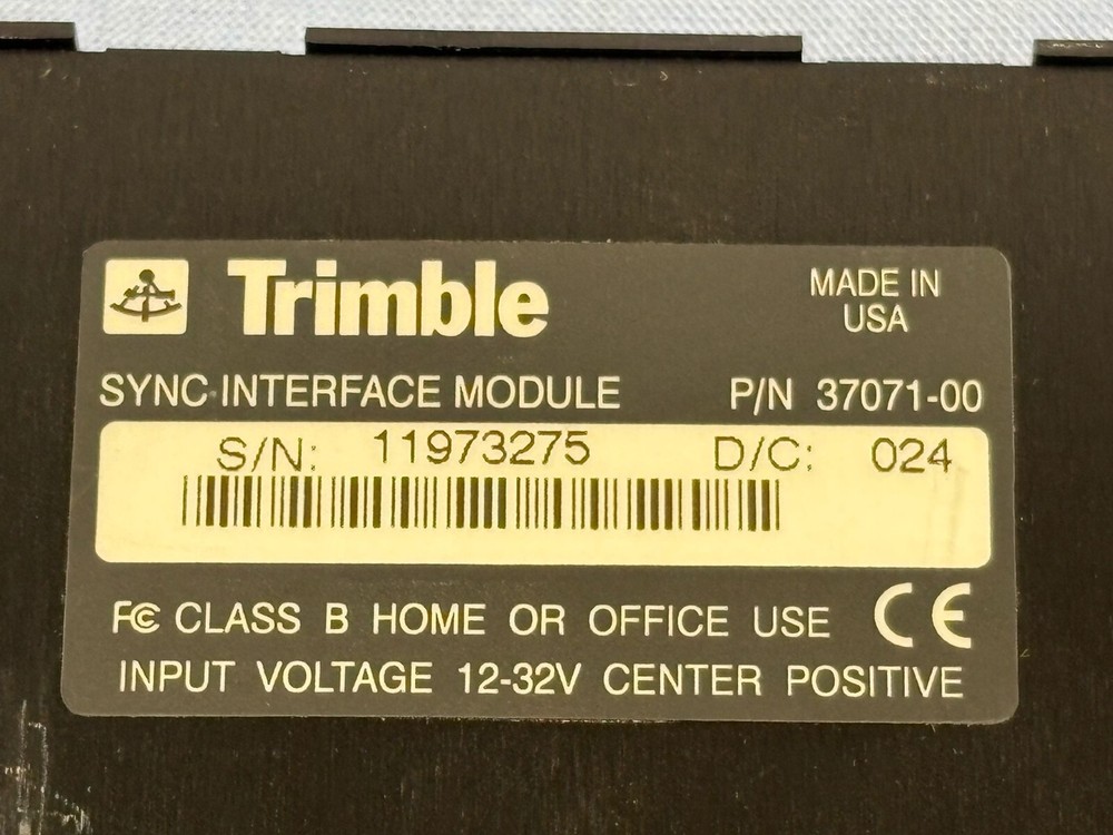 Trimble SYNC Interface Module Part 37071-00 w/ Seaspace Terascan Cable 11756001
