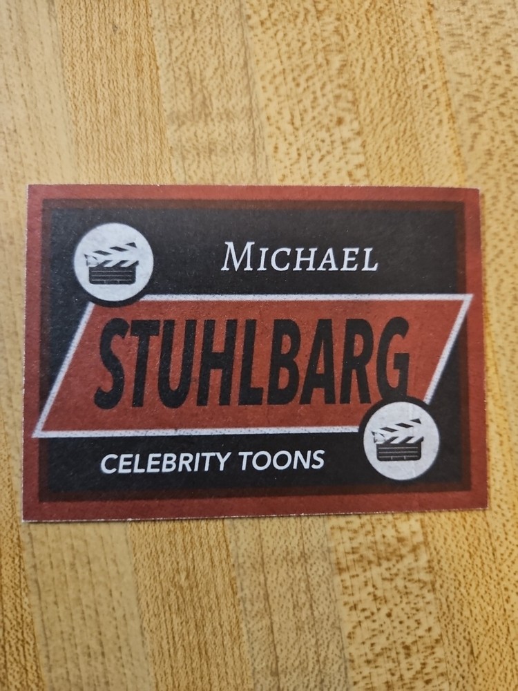 Michael Stuhlbarg Custom Signed Card - Celebrity Toons