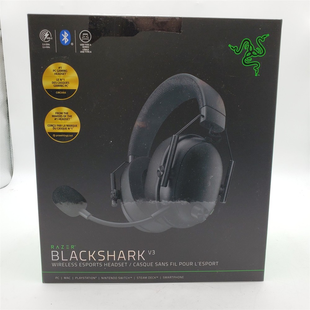 Razer BlackShark V3 Wireless Gaming Headset - Black