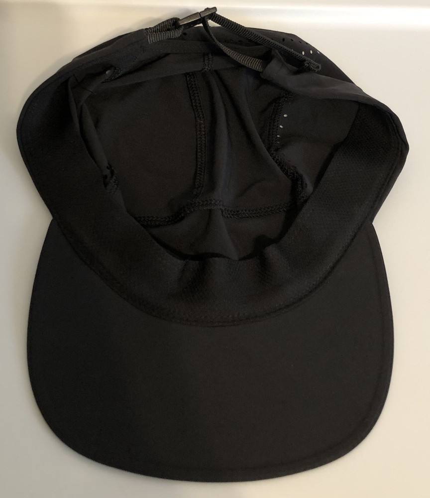 Lululemon Black Running Adjustable Athletic Hat Cap