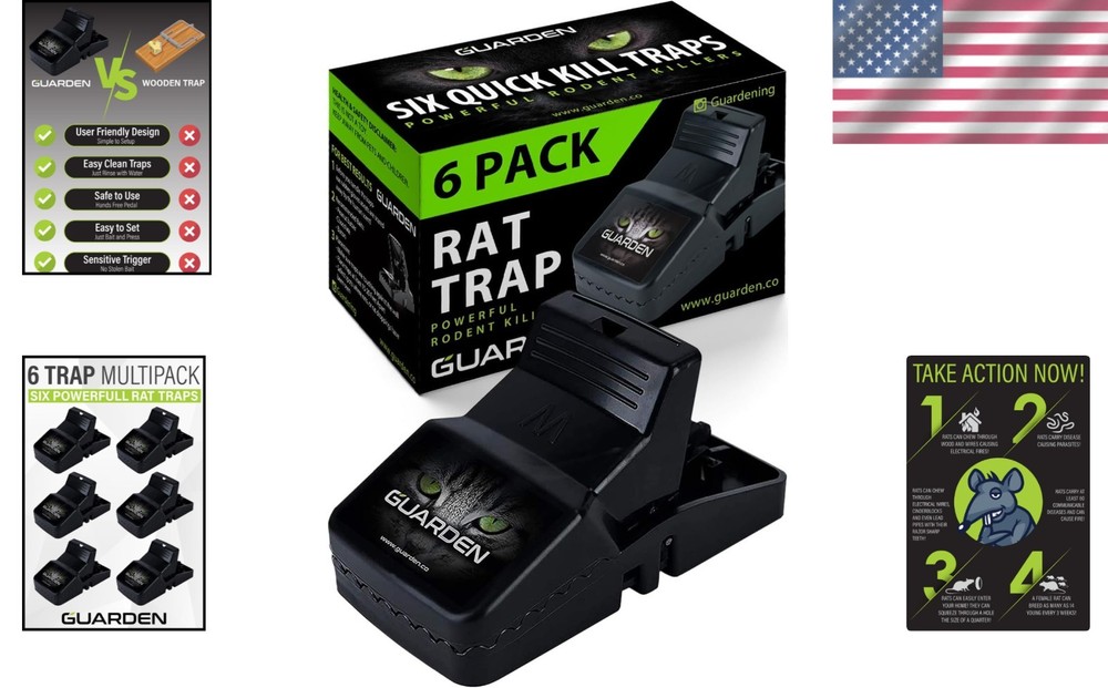 Effective Vole & Rat Traps - No Touch Disposal