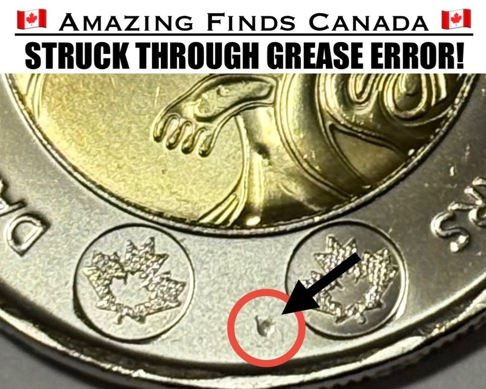 *ERROR!* 2025 Canada $2 Dollar Toonie! DAPHNE ODJIG UNCIRCULATED ERROR!