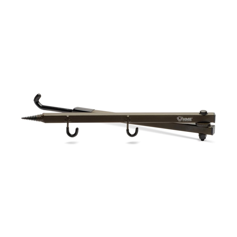 Durable Secure Convenient Portable Folding Tree Stand Bow Hanger w/Two Access...