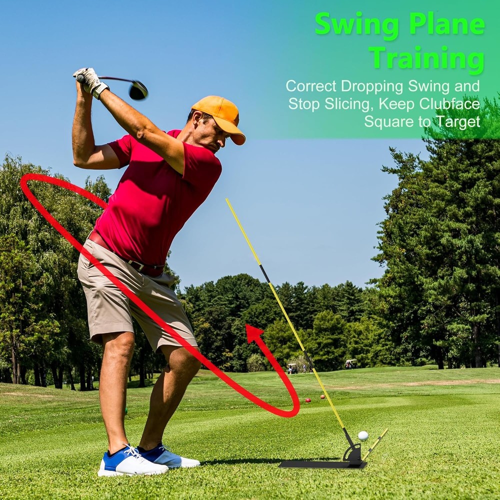 Golf Sticks Alignment Aid Golf Alignment Rods for Aiming, Putting, Full Swing