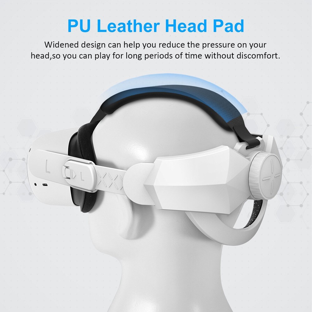Head Strap for Oculus Quest 2 VR Headset Elite Headband Replacement Accessories