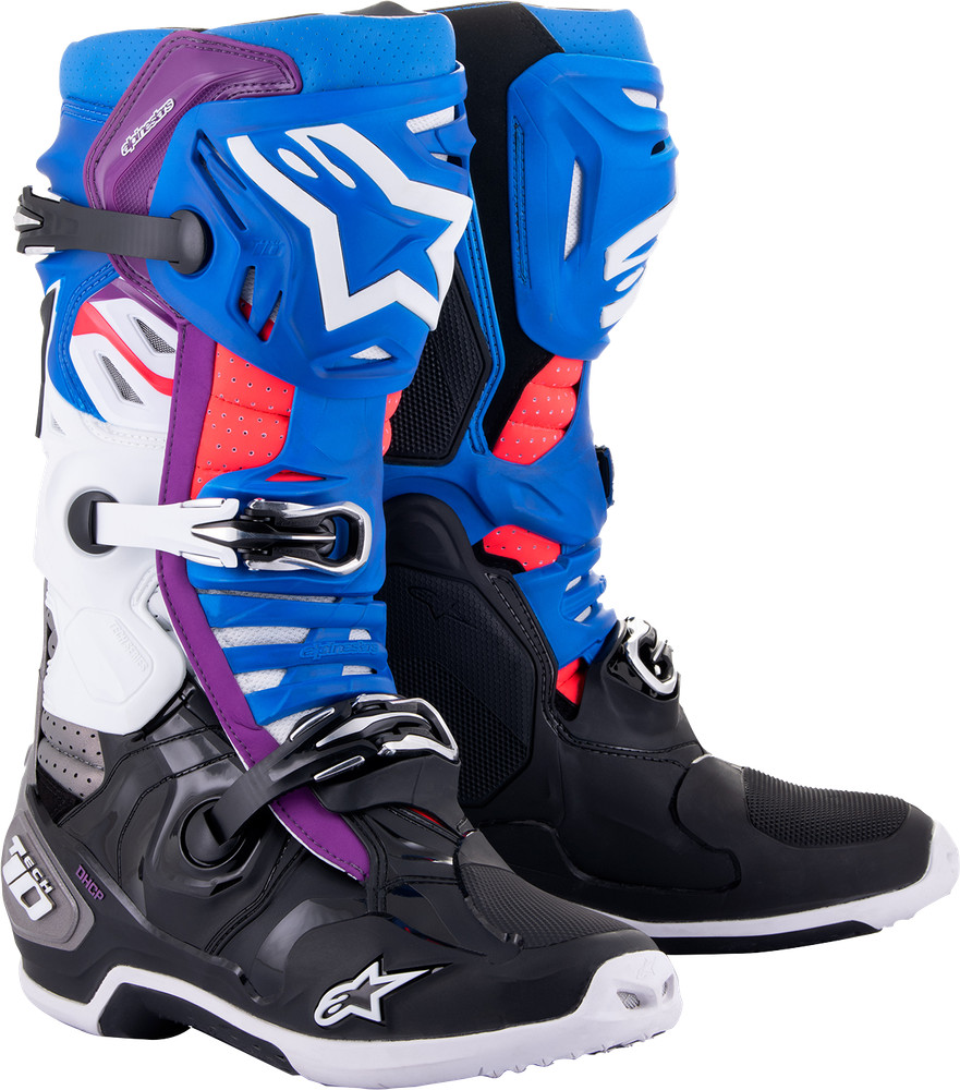 Alpinestars Tech 10 Supervented Boots 13 Blue/Black/White