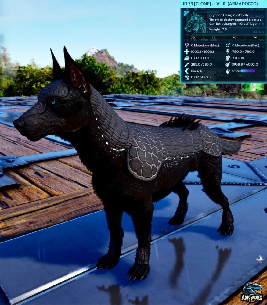 ARK Survival Ascended Armadoggo Solid Colors PVE PS5/XBOX/PC