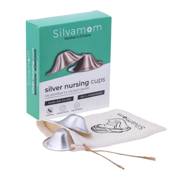 The Original Silver Nursing Cups | Nipple Shields for Nursing Regular Size