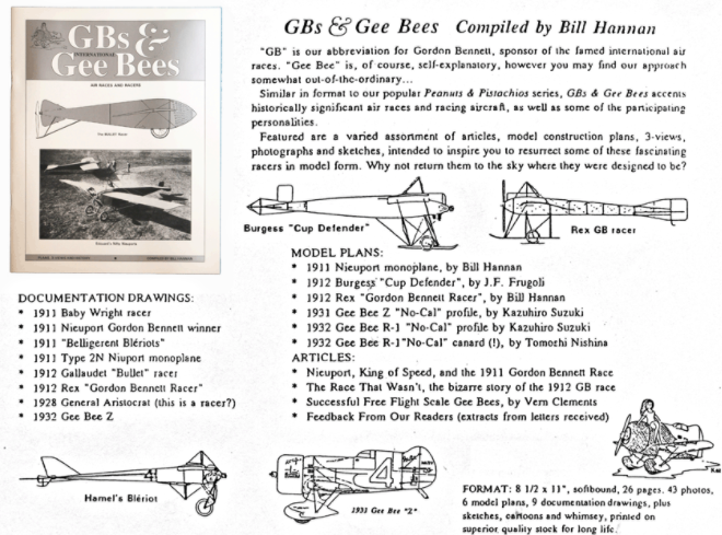 (New) Bill Hannan, GBs & Gee Bees