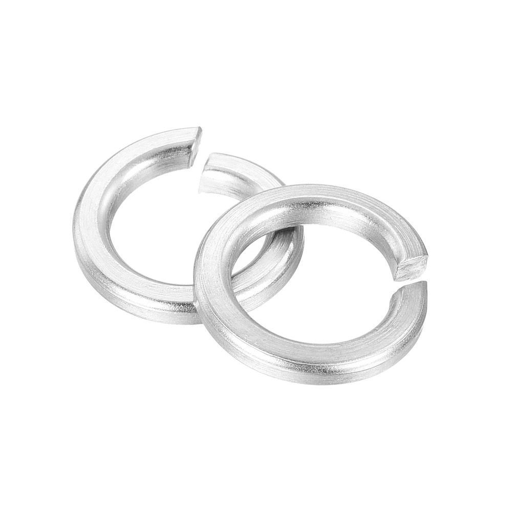 M8 Split Lock Washer, 150Pcs 304 Stainless Steel Spring Lock Washers