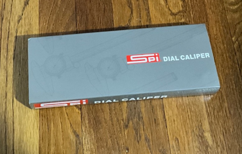 17-970-5 SPI Dial Caliper 6", White Face w/cert