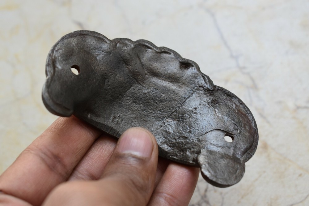 Victorian Cast Iron Cup Pull Handle Rustic Cabinet Kitchen Drawer Handle 6 Pcs