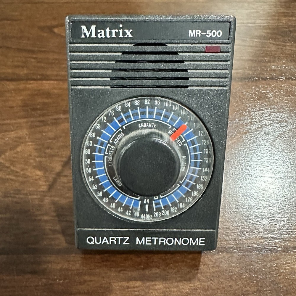 Matrix MR-500 Quartz Metronome (tested and working)