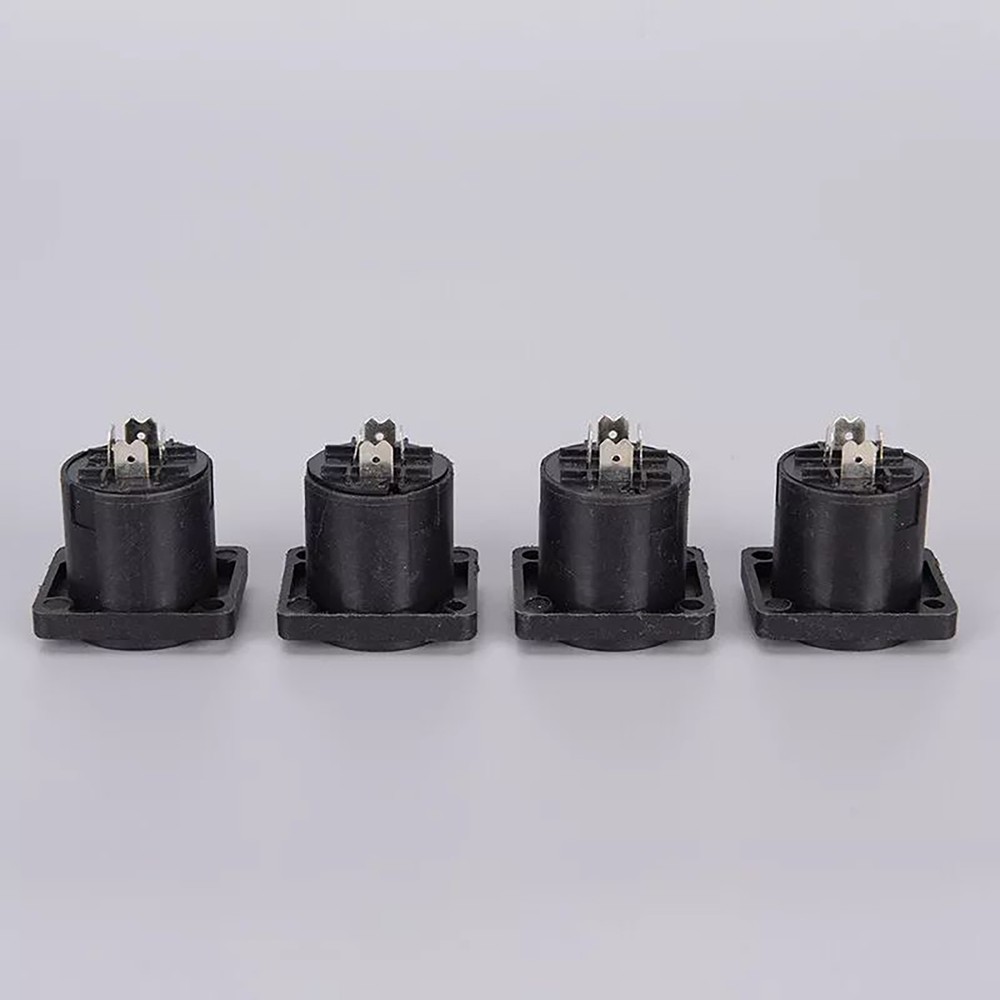 10* Speakon 4 Pin Female jack Compatible Audio Cable Panel Socket Connector