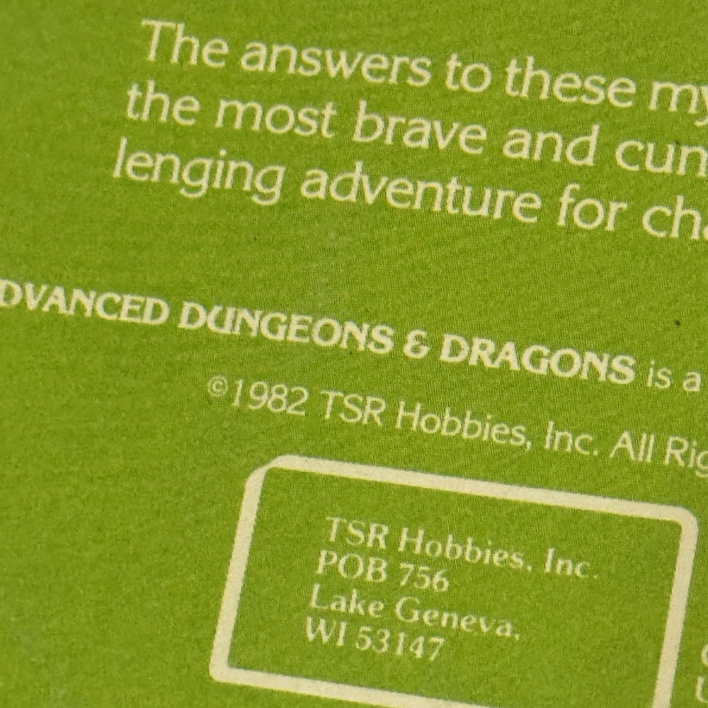 Advanced Dungeons & Dragons Player Character Record Sheets TSR 1984 I2 I3 I4 I6