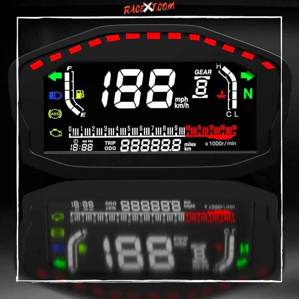 Digital LCD Speedometer for Hero Passion Plus – Multifunction LED Odometer