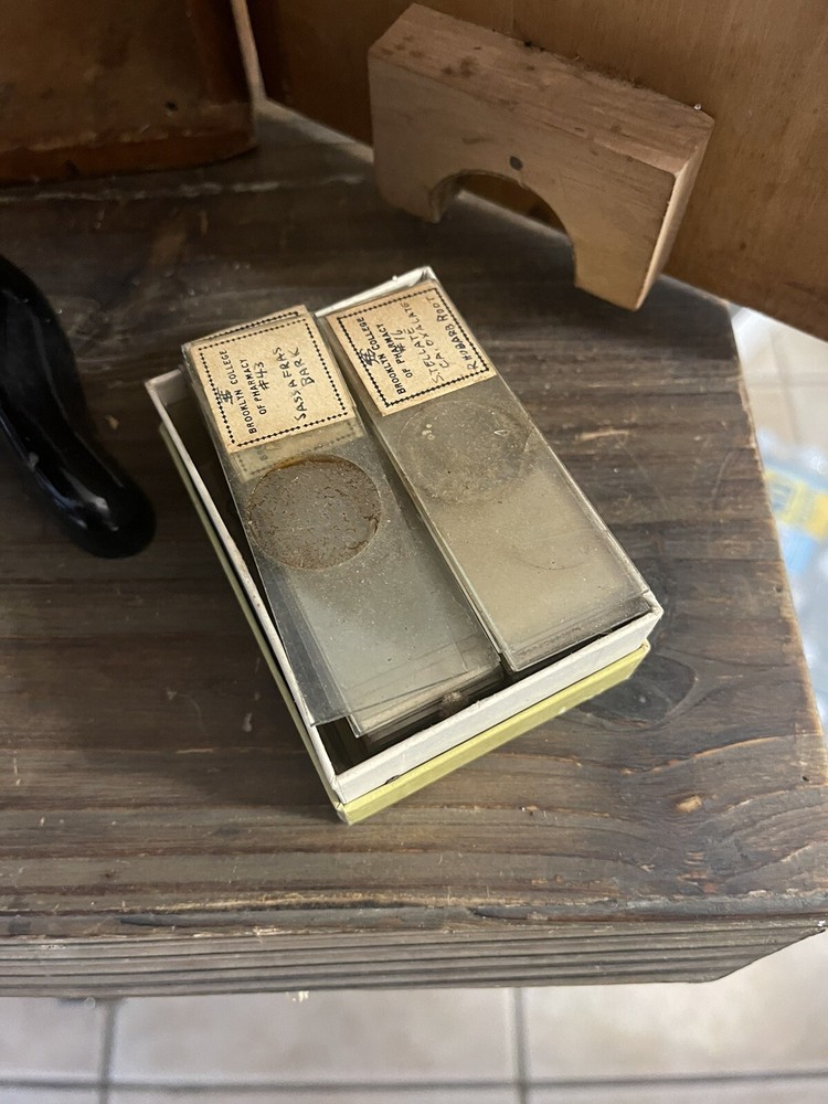 Vintage Antique Circa 1900 german Microscope in original Box