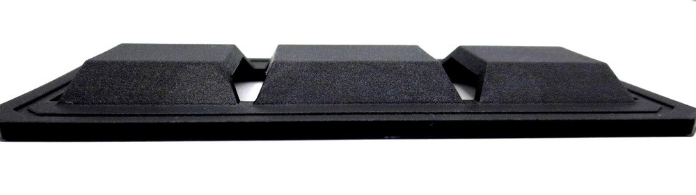 Shoulder Strap Pad for 1" 25mm Wide Strap Webbing Durable! Rubber Flexible Black
