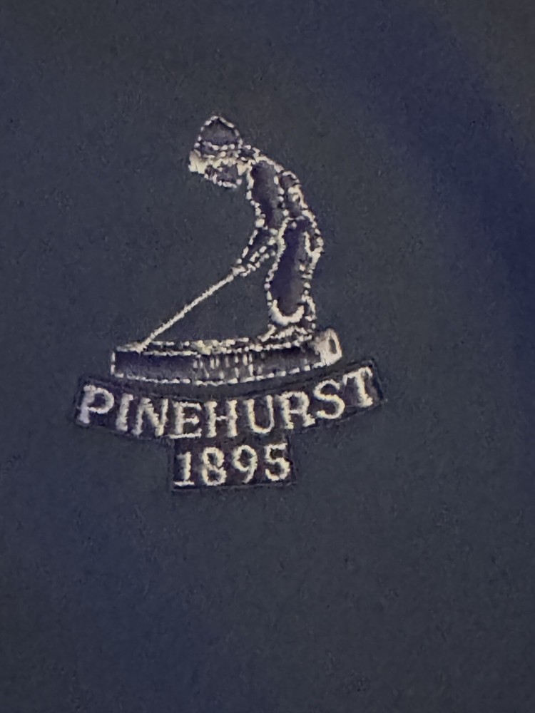 Ashworth Pinehurst Staff Blue Lightweight Pullover Windbreaker Golf M