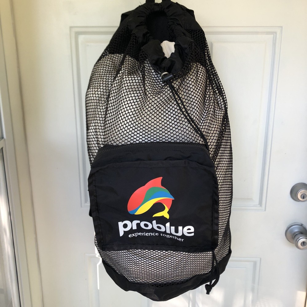 Problue / Experience Together / Black / Scuba Dive / Mesh / Foldable / Backpack