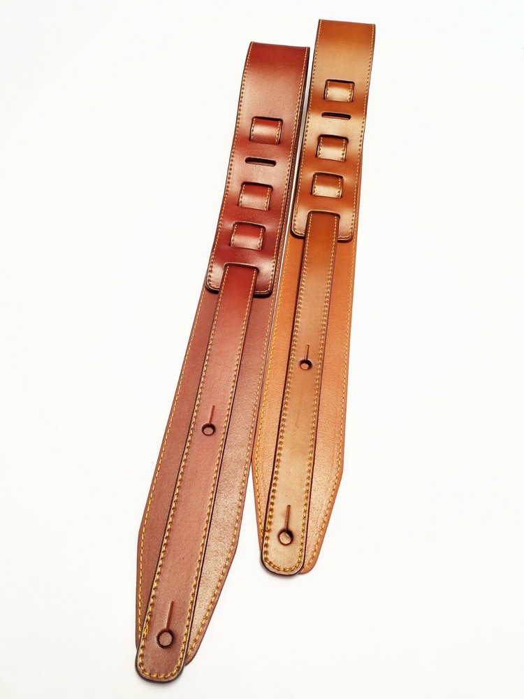 Genuine leather Guitar strap 2.5” wide.