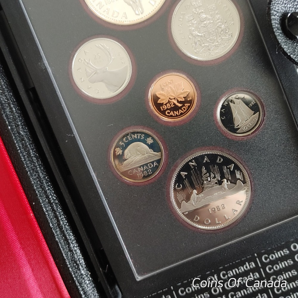 1982 Canada 7 Coin Proof Set - With Special Edition Silver Dollar #coinsofcanada