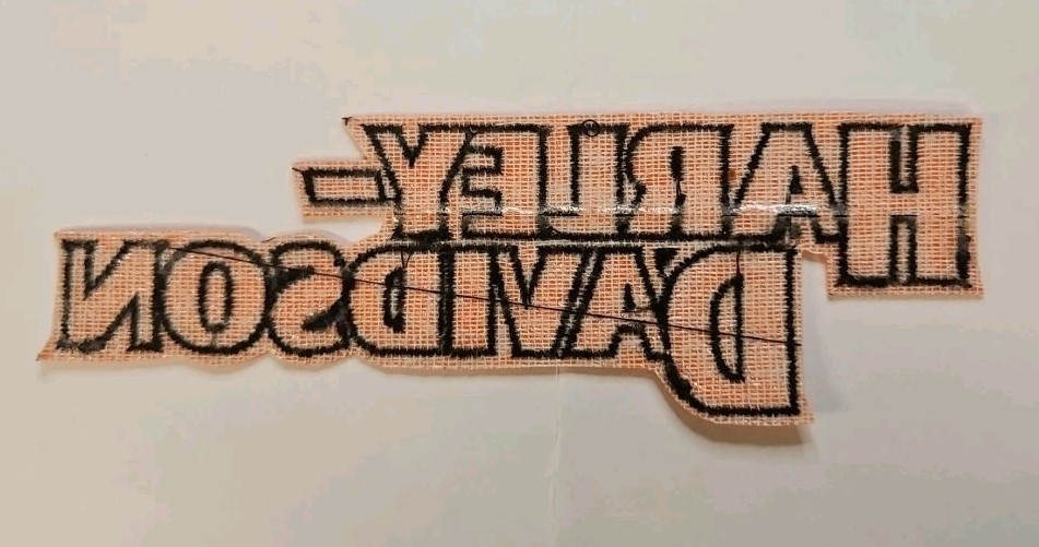 HARLEY-DAVIDSON BLOCK LETTER PATCH BRAND NEW