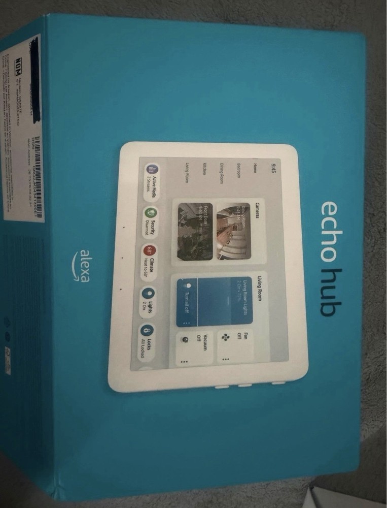 Amazon Echo Hub Smart Home Control Panel Alexa Bluetooth Wi-Fi Thread