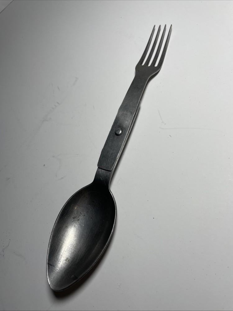Original 1918 WW1 US ARMY Full Mess Kit Fork/Spoon Dated Excellent Condition