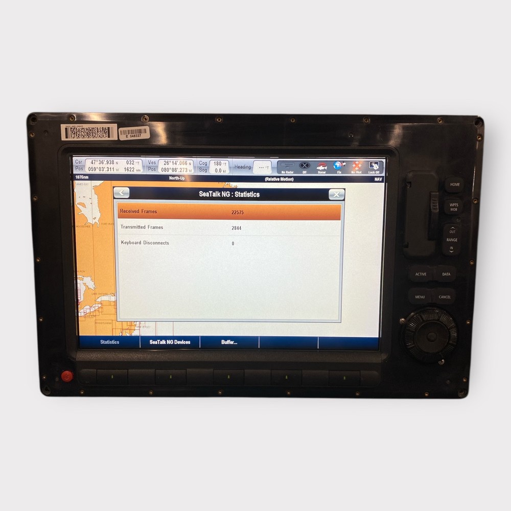 Raymarine E120W Widescreen Multifunction Display E62223 *CORE ONLY* - Tested