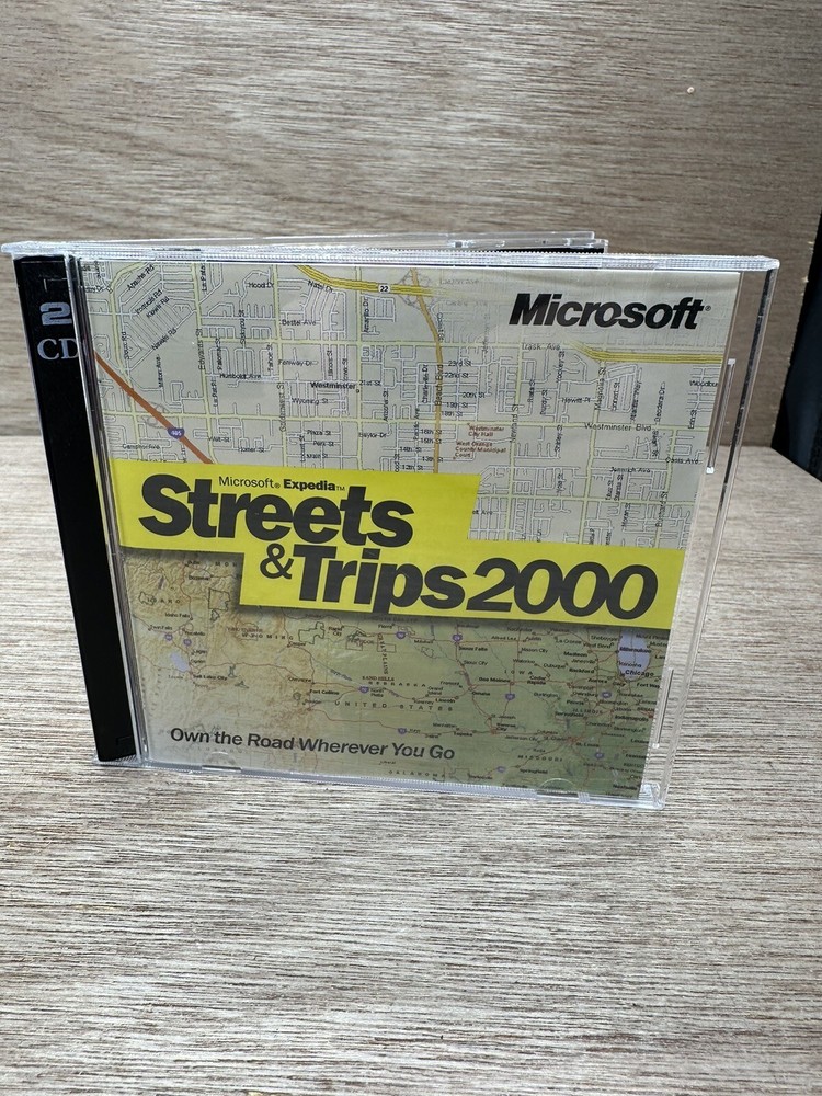 Microsoft Streets & Trips 2000 CD version