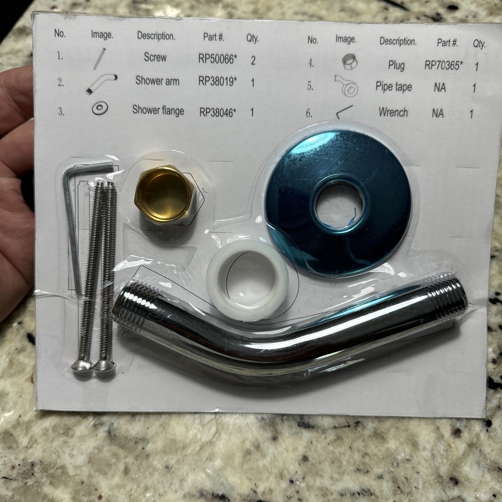 Glacier Bay Builders Chrome Shower  Hardware Kit Only