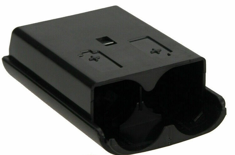 2x Black AA Battery Back Cover Case Shell Pack For Xbox 360 Wireless Controller