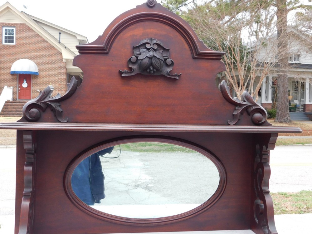 Small Victorian Walnut Sideboard/Buffet