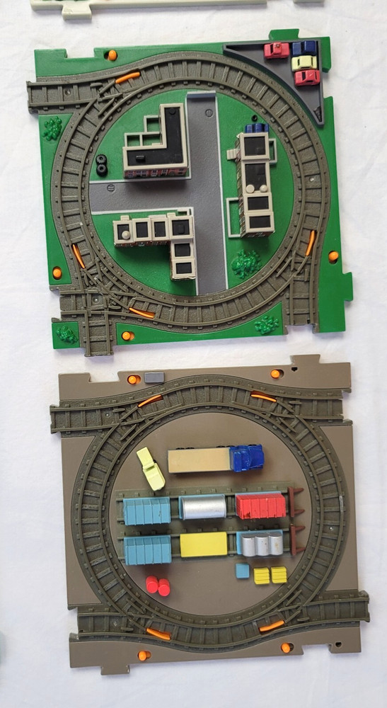 2004 Basic Fun XTS Train System Expandable Pieces Mini Track Expansion Lot of 13