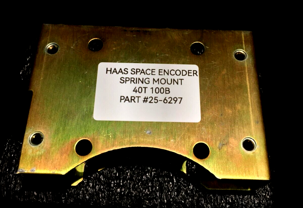 HAAS SPACER ENCODER SPRING MOUNT 40T 100B PART# 25-6297