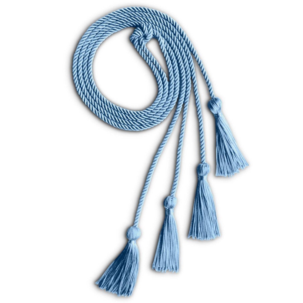 Endea Graduation Double Honor Cord Light Blue