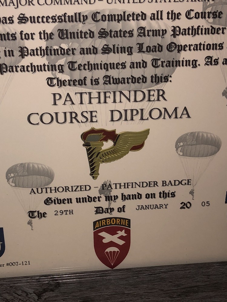 PATHFINDER COURSE DIPLOMA (COMMEMORATIVE CERTIFICATE)