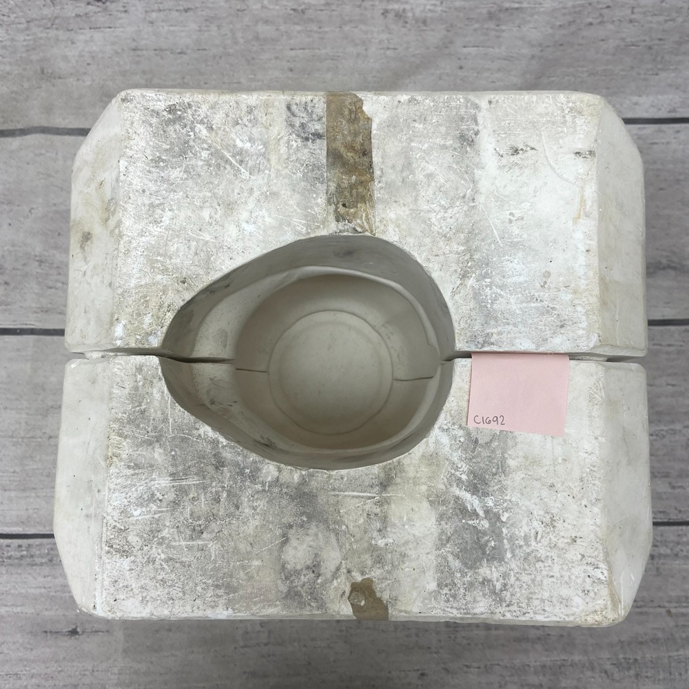Vintage Unbranded Ceramic Casting Mold Pitcher Vase
