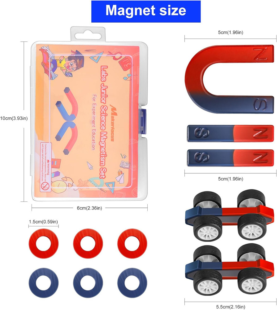 Science Magnet Kits for Kids: Educational Magnet Science Projects Experiment Too