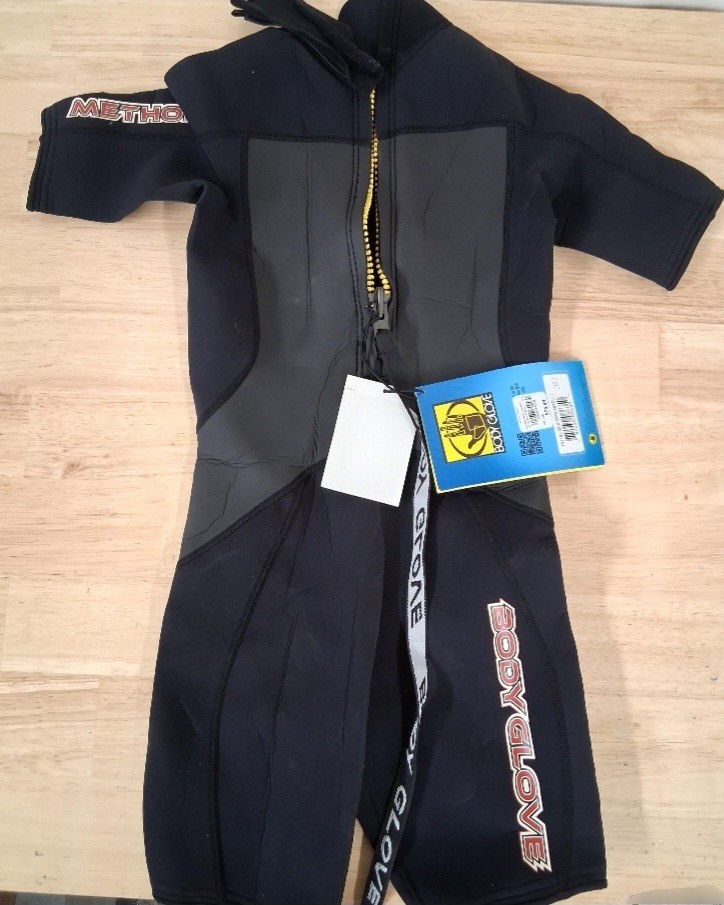 Body Glove Junior Method 2.0 Back Zip Spring Performance Wetsuit, Black, Size 10
