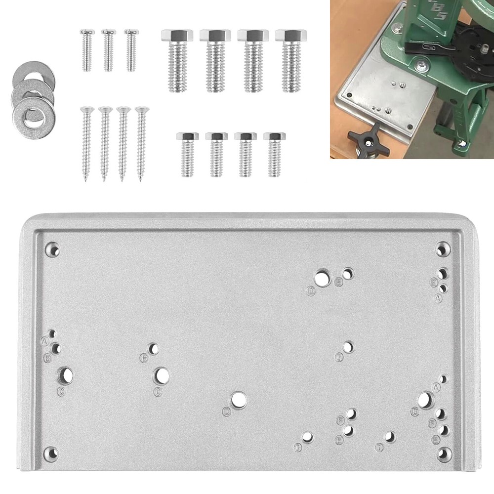 9282 Accessory Base Plate - 3 (Grey) Replacement Fits for RCBS Presses and Tools