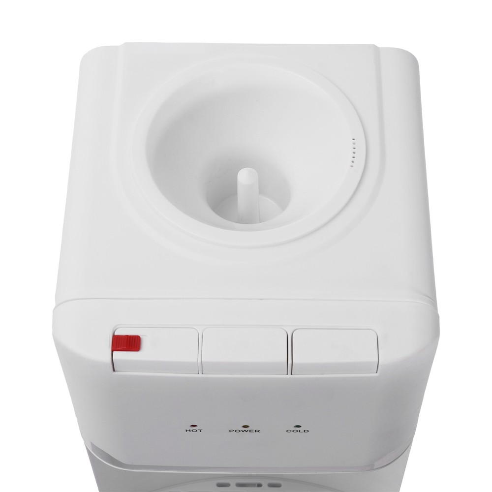 Hot&Cold&Warm Water Cooler Top Loading Water Dispenser – White, Holds 5 Gallon