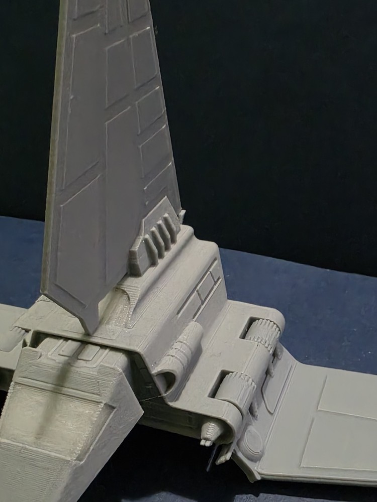 3d Print- Lambda-Class T-4a Shuttle - Star Wars Miniatures