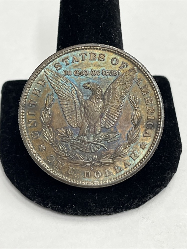 1880-S $1 Morgan Silver Dollar Toned