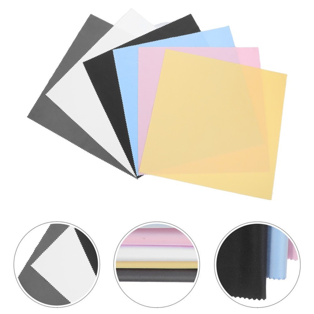 6 Pcs Washable Microfiber Cloths Car Tool for Bathroom