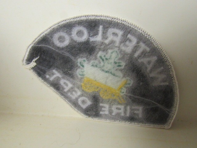 Waterloo Fire Department Ontario Canada Embroidered Patch